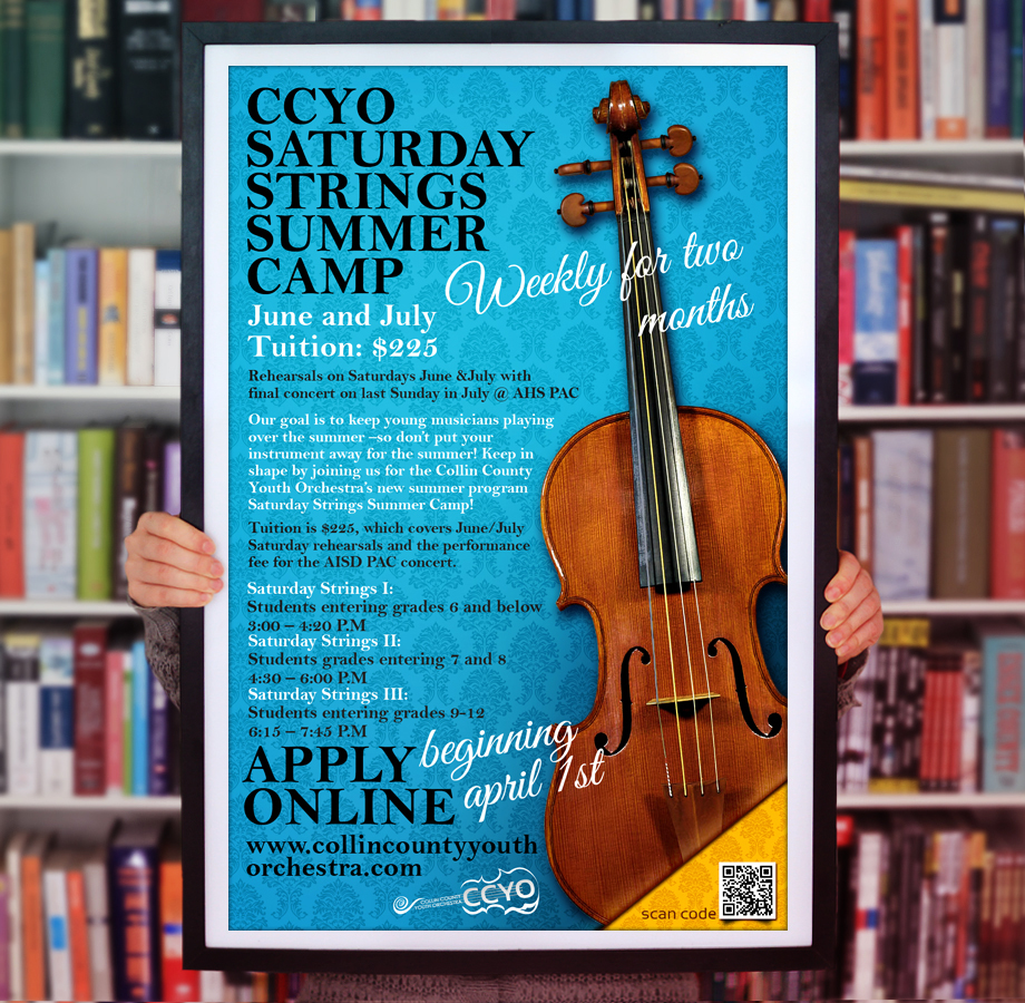 Poster Design by junaid younas for Collin County Youth Orchestra | Design #3379337