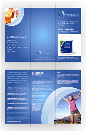 three panel brochure