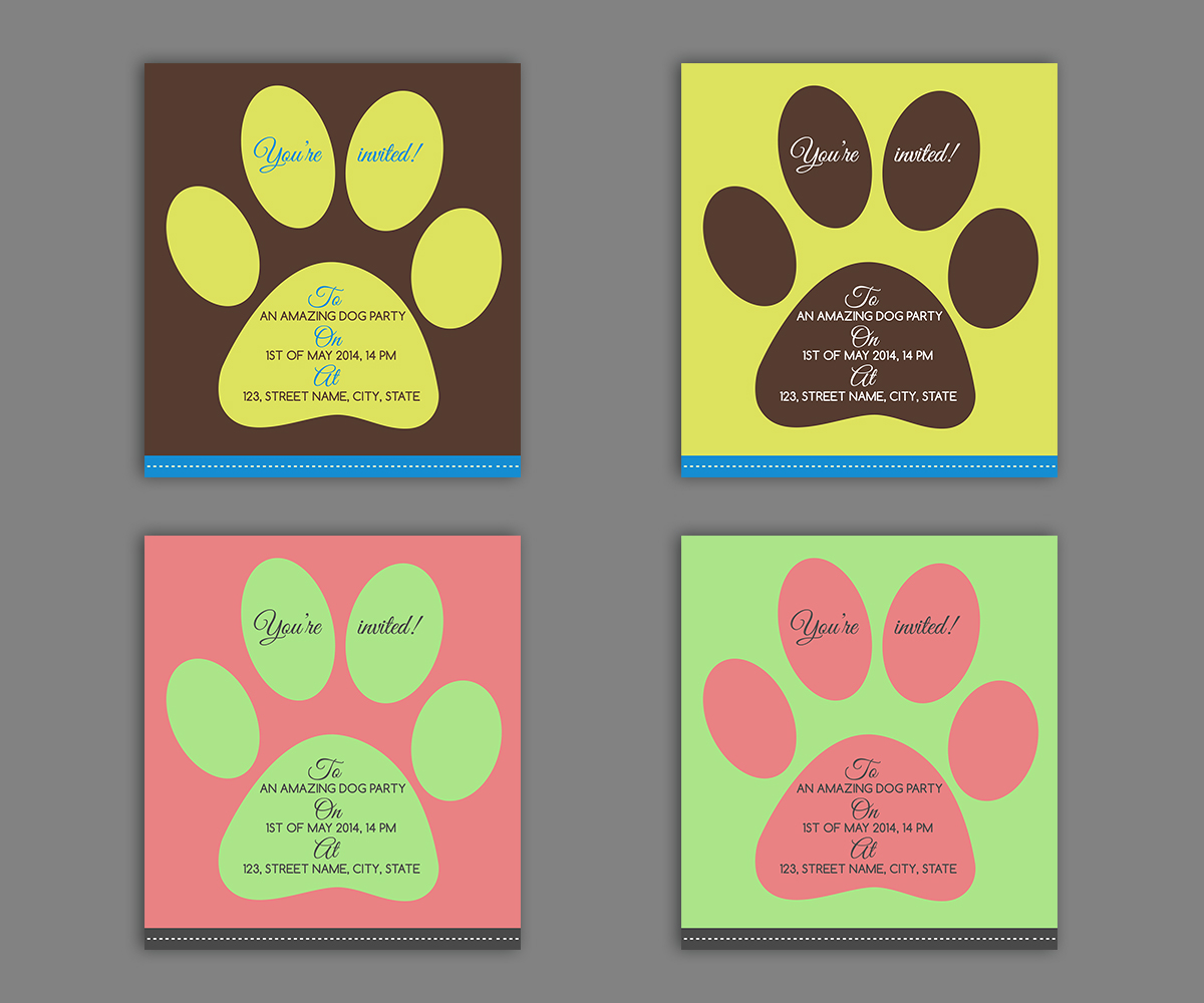Invitation Design by karolin for this project | Design #3376488