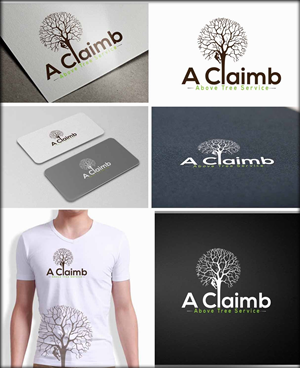 A Climb Above Tree Service | Logo Design by Gentle Spring Rain