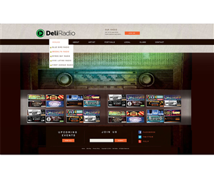 Web Design by LabLgg Services Corp for DeliRadio | Design #3331338