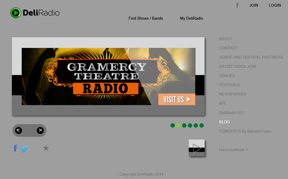 Web Design par coa pour DeliRadio | Design #3338430
