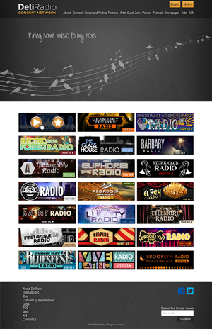 Web Design by NLDesign for DeliRadio | Design: #3328523