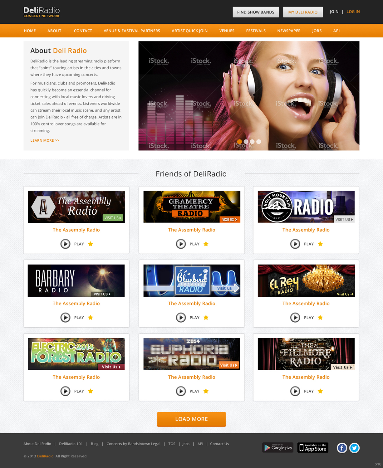 Web Design par pb pour DeliRadio | Design #3323327