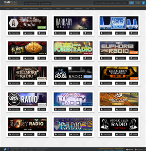 Web Design par pb pour DeliRadio | Design : #3323331