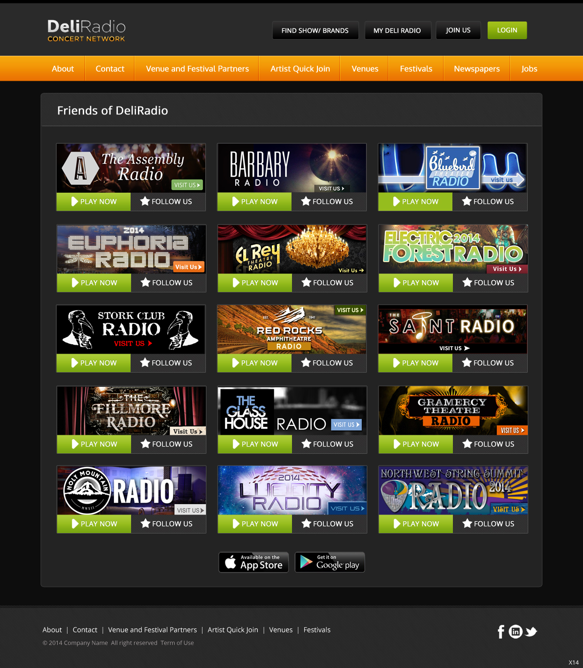 Web Design par pb pour DeliRadio | Design #3323399