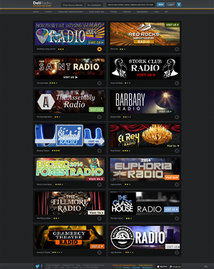 Web Design par pb pour DeliRadio | Design : #3323407