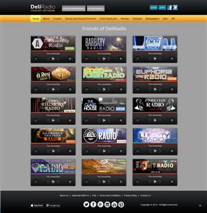 Web Design par pb pour DeliRadio | Design : #3323413