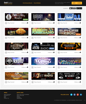 Web Design par pb pour DeliRadio | Design : #3329778