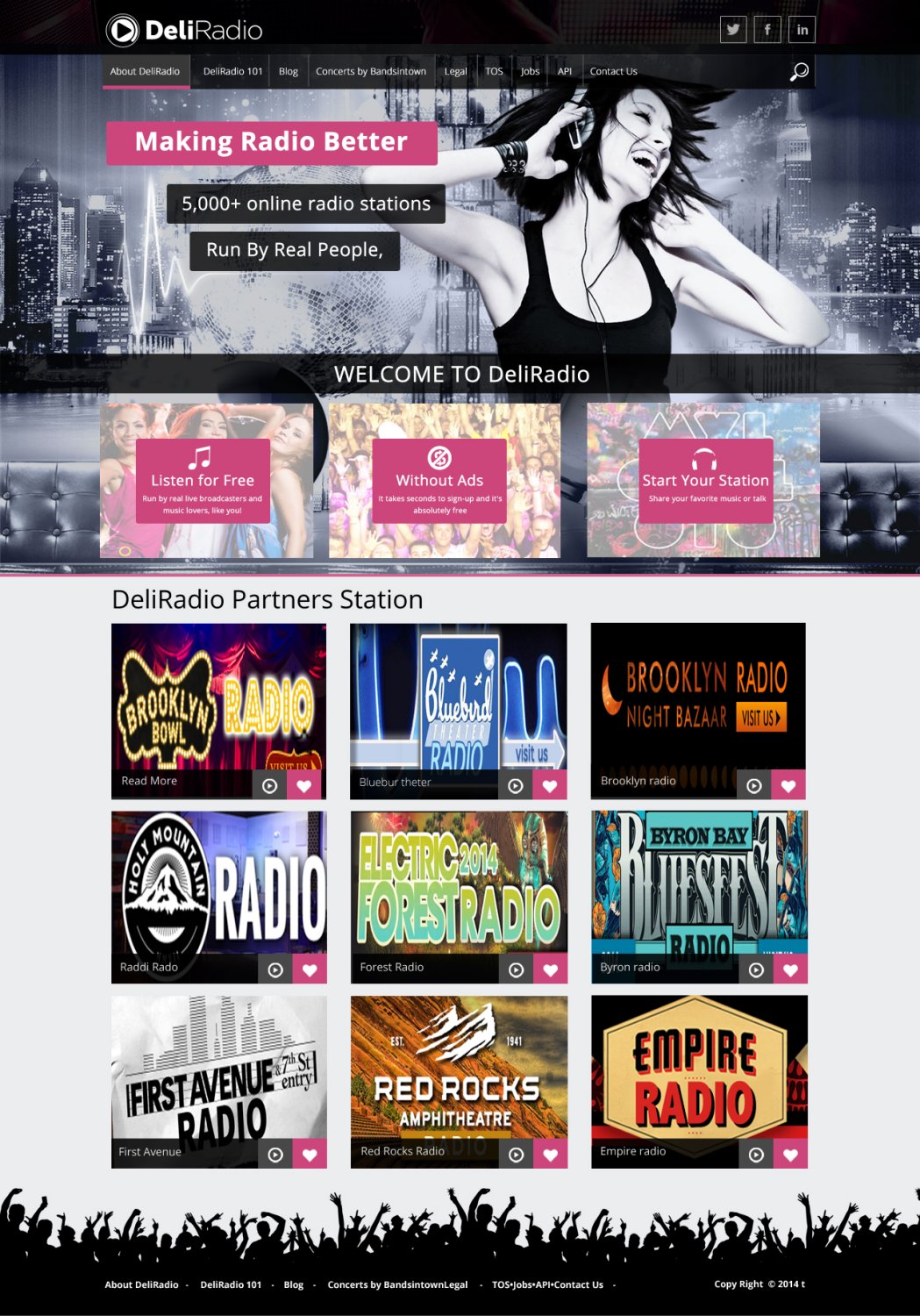Web Design by TechWise for DeliRadio | Design #3329504