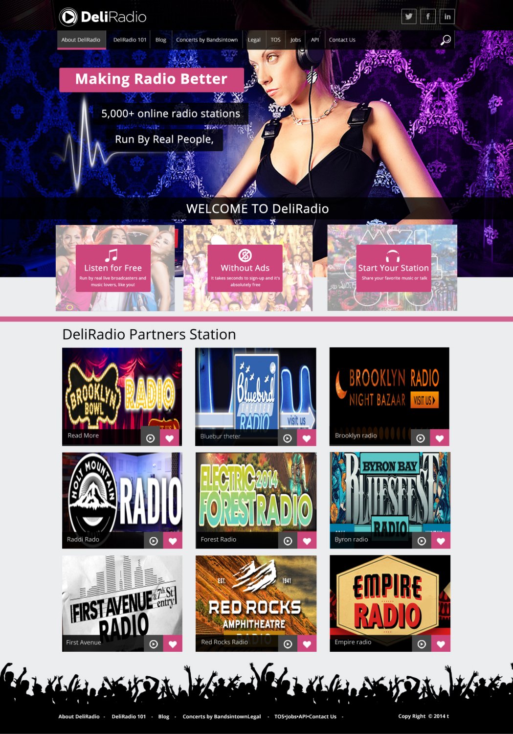Web Design by TechWise for DeliRadio | Design #3329508
