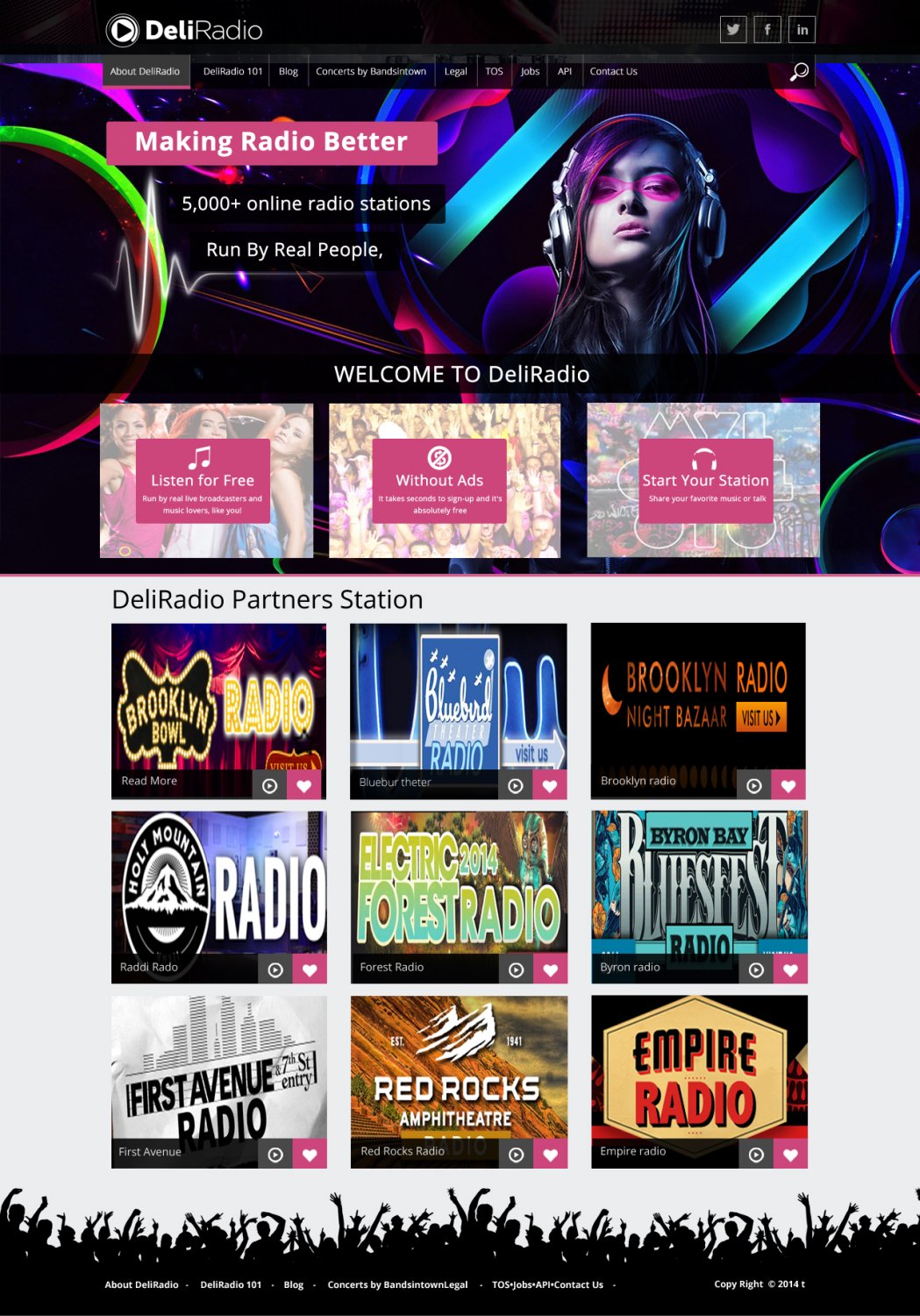 Web Design by TechWise for DeliRadio | Design #3329511