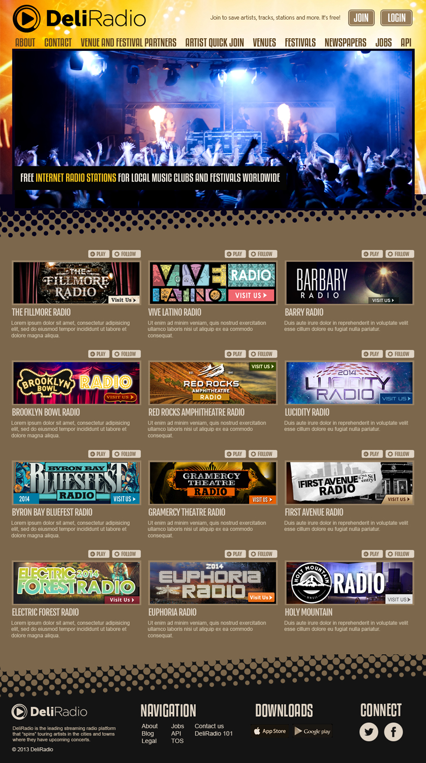 Web Design by jeckx2 for DeliRadio | Design #3348528