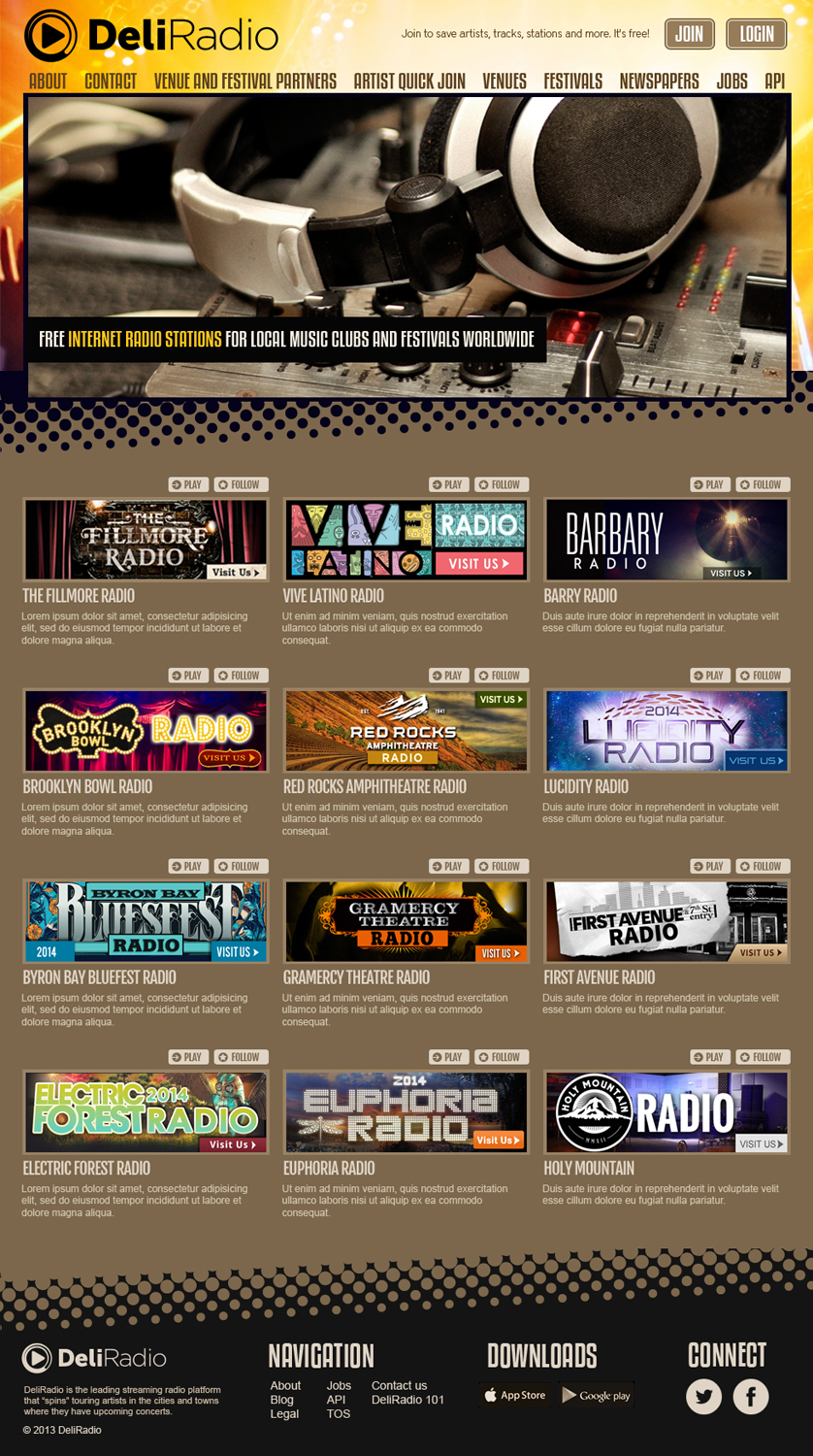 Web Design by jeckx2 for DeliRadio | Design #3348531