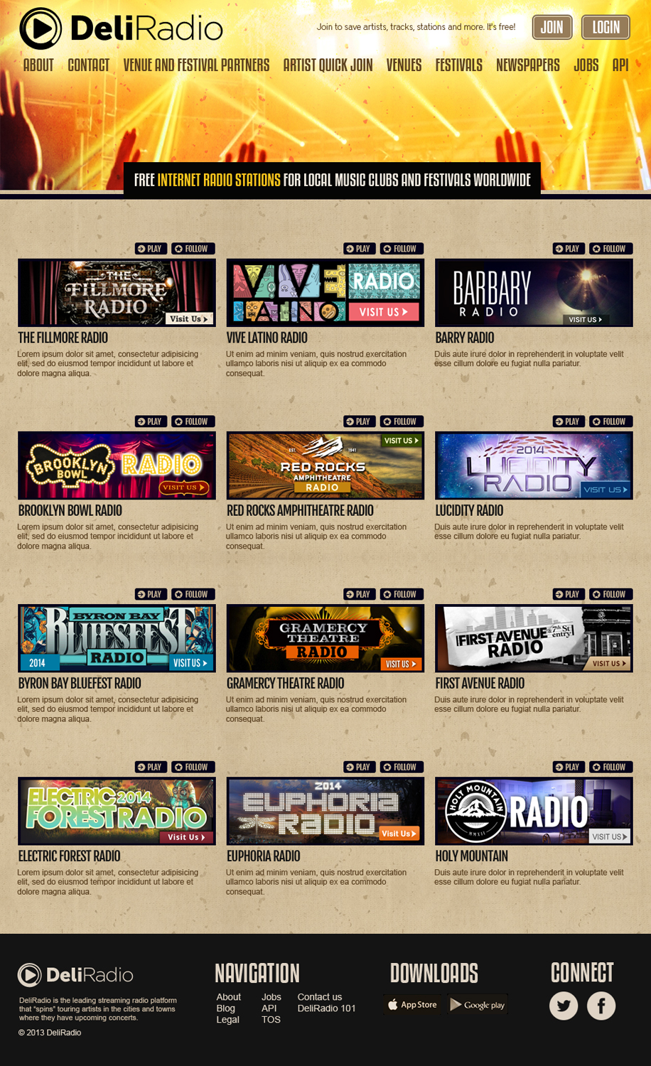 Web Design by jeckx2 for DeliRadio | Design #3349132