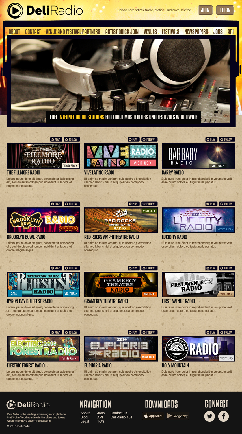 Web Design by jeckx2 for DeliRadio | Design #3349135