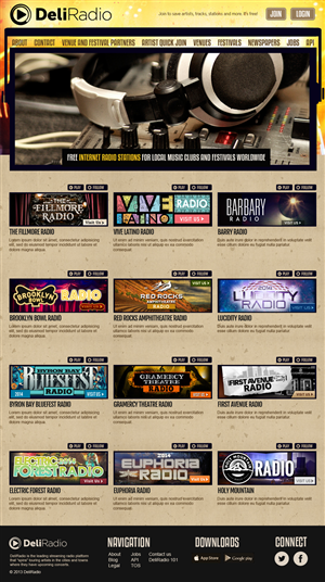 Web Design by jeckx2 for DeliRadio | Design: #3349135