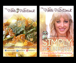 Diseño de portada de libro por Satyajit Sil Creations para The Noble Nutritionist | Diseño: #3399238