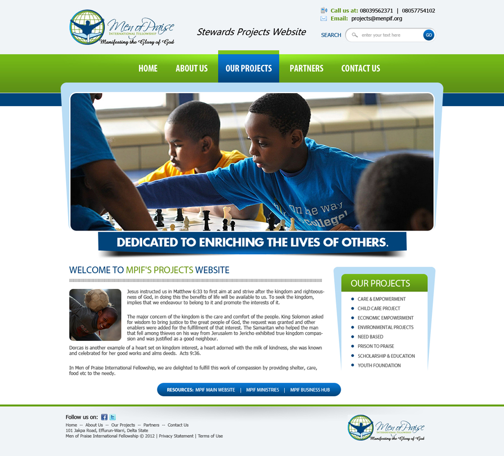 Web Design by Stevecreation for this project | Design #816693