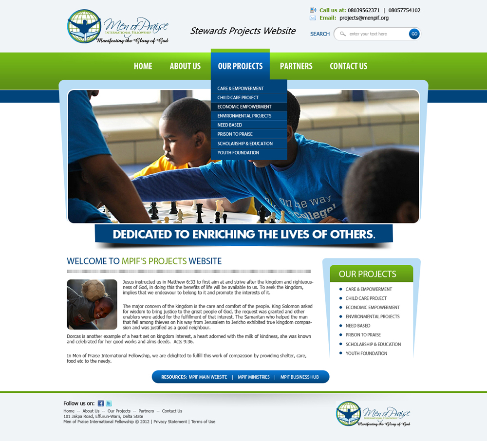 Web Design by Stevecreation for this project | Design #816706