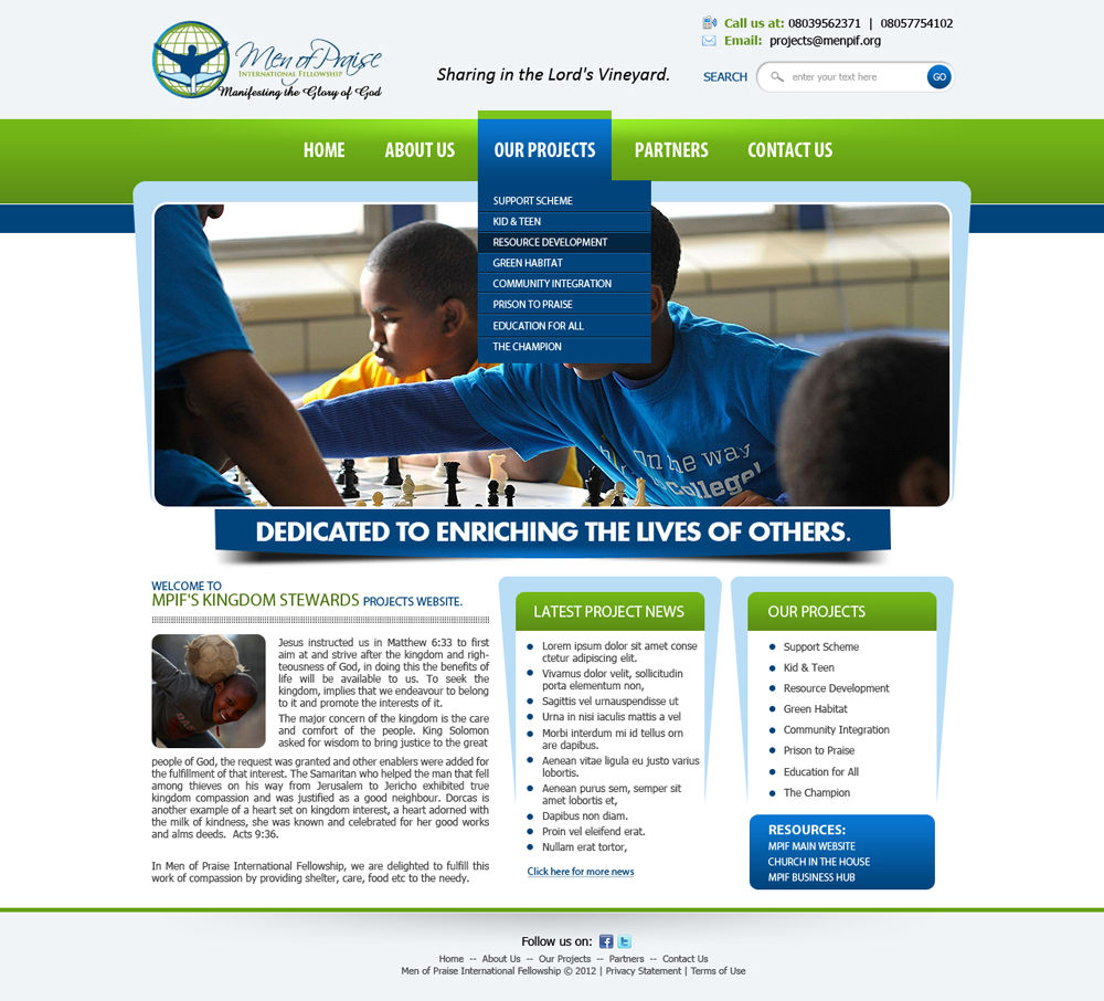 Web Design by Stevecreation for this project | Design: #818021