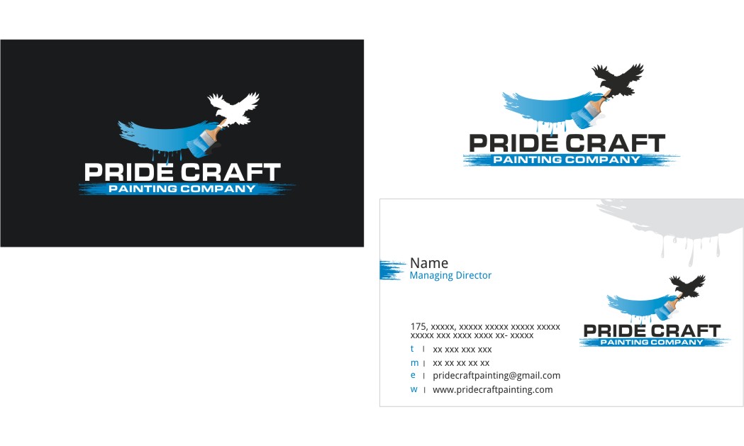 Logo Design by ISHAN for Pride Craft Painting Company | Design #3326890