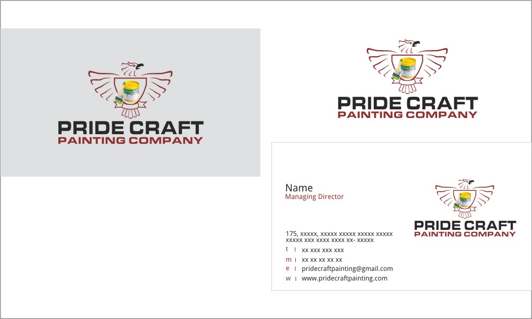 Logo Design by ISHAN for Pride Craft Painting Company | Design #3327097