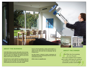 Design de Brochure par avi's pour Mat white painting | Design : #836957