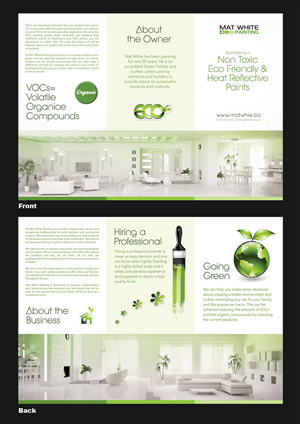 Design de Brochure par Diseno Advertising Pte Ltd pour Mat white painting | Design : #833812