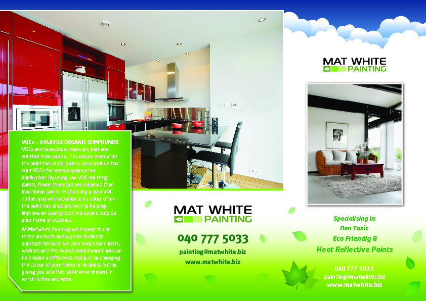 Brochure Design by georgy55ke for Mat white painting | Design #836589