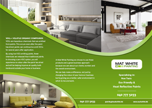 Design de Brochure par georgy55ke pour Mat white painting | Design : #836863