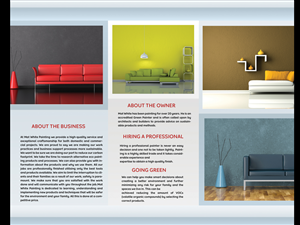 Design de Brochure par AP pour Mat white painting | Design : #826921