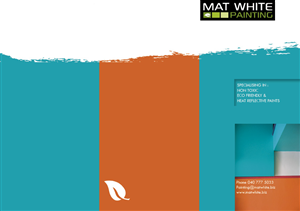 Brochure Design by salaryman for Mat white painting | Design #834426