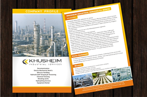 Khusheim Industrial Services Decontamination | Design de Brochure par RINIDEH
