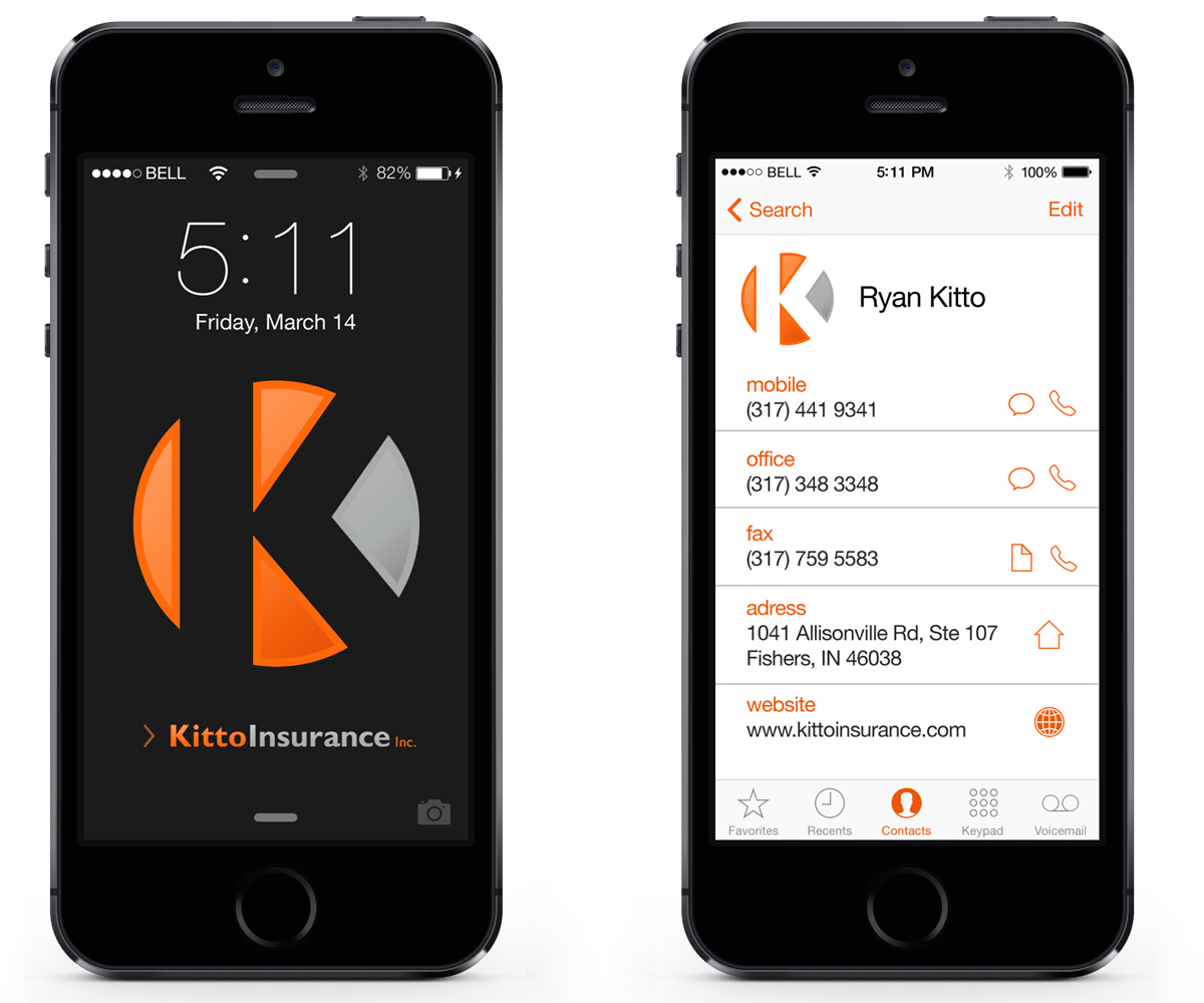 Design de Carte de Visite par  Daria pour Kitto Insurance, Inc | Design #3328114