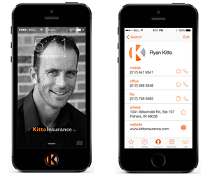 Visitenkarten-Design von  Daria für Kitto Insurance, Inc | Design: #3334773