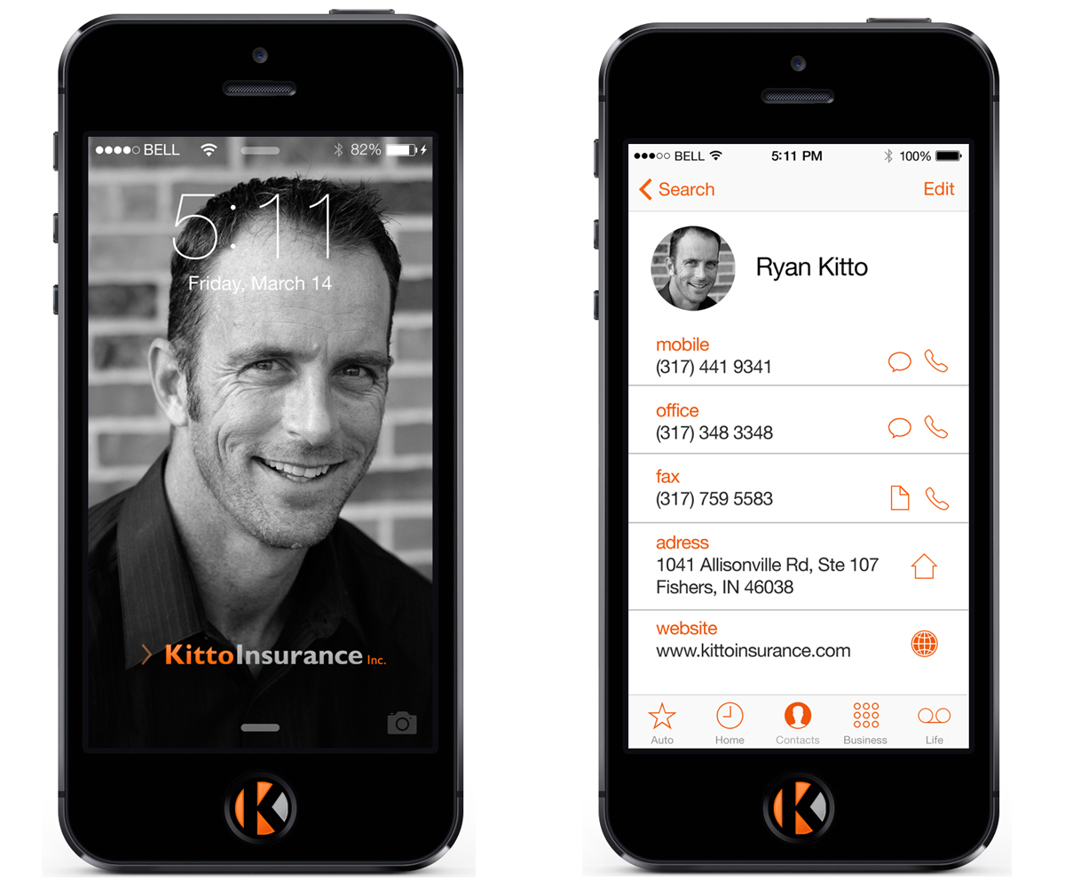 Visitenkarten-Design von  Daria für Kitto Insurance, Inc | Design #3334777