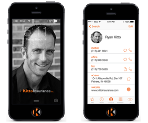 Visitenkarten-Design von  Daria für Kitto Insurance, Inc | Design: #3334777