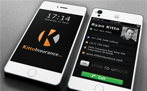 Visitenkarten-Design von Ethien für Kitto Insurance, Inc | Design: #3356554