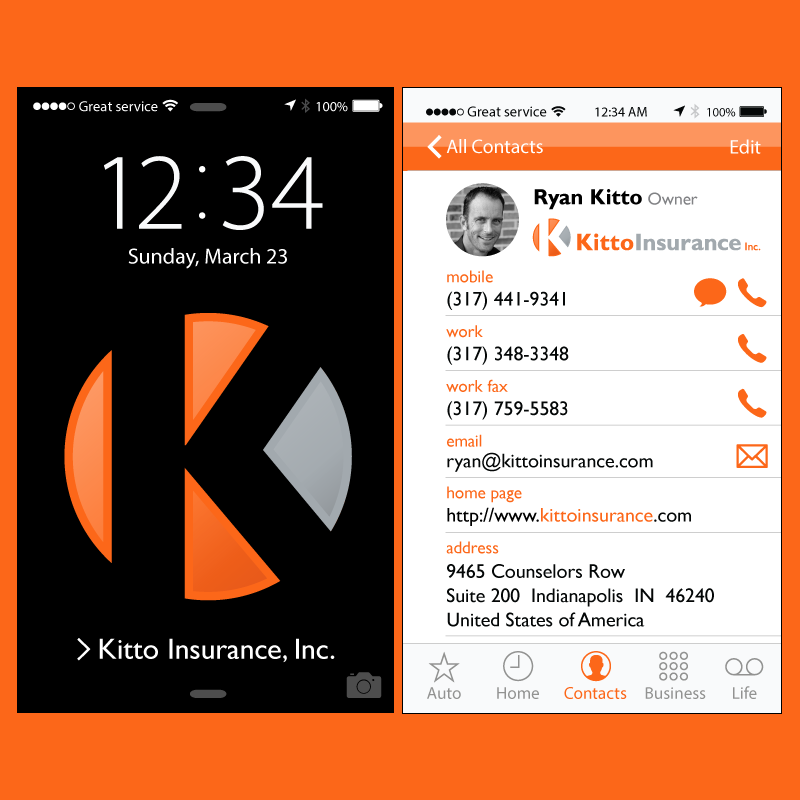 Business Card Design by adiazudin for Kitto Insurance, Inc | Design #3385009