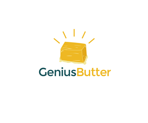 GeniusButter or GeniusButter.com | Logo Design by Luc1ano