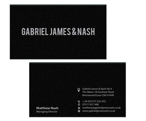 Business Card Design by joliau for Gabriel James & Nash Ltd | Design: #3330161