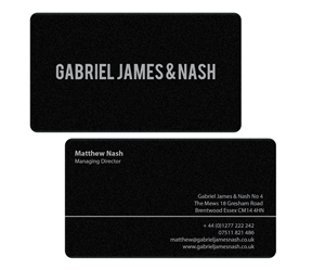 Business Card Design by joliau for Gabriel James & Nash Ltd | Design: #3330173