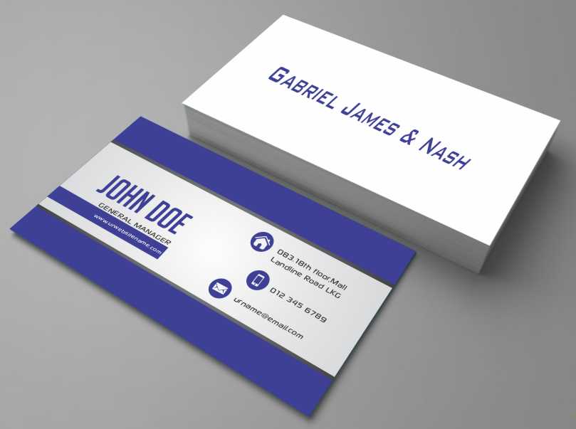 Business Card Design by AwsomeD for Gabriel James & Nash Ltd | Design #3326365