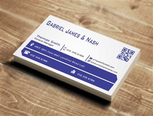 Business Card Design by AwsomeD for Gabriel James & Nash Ltd | Design: #3326367
