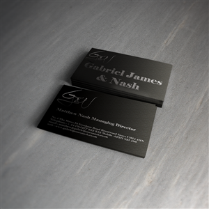 Business Card Design by Jellie for Gabriel James & Nash Ltd | Design: #3325740