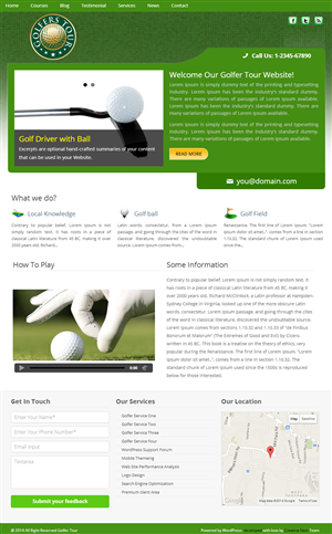 Wordpress Design by Roy