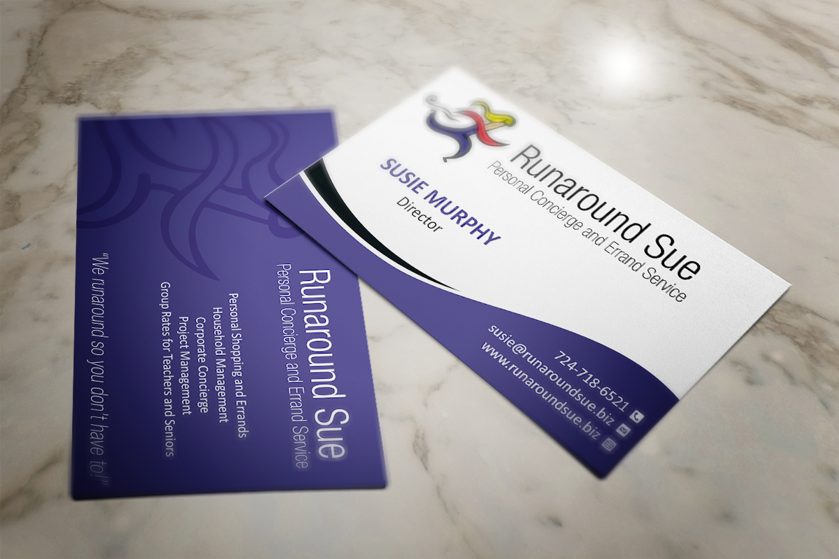 Business Card Design by MT for Runaround Sue | Design #3485796