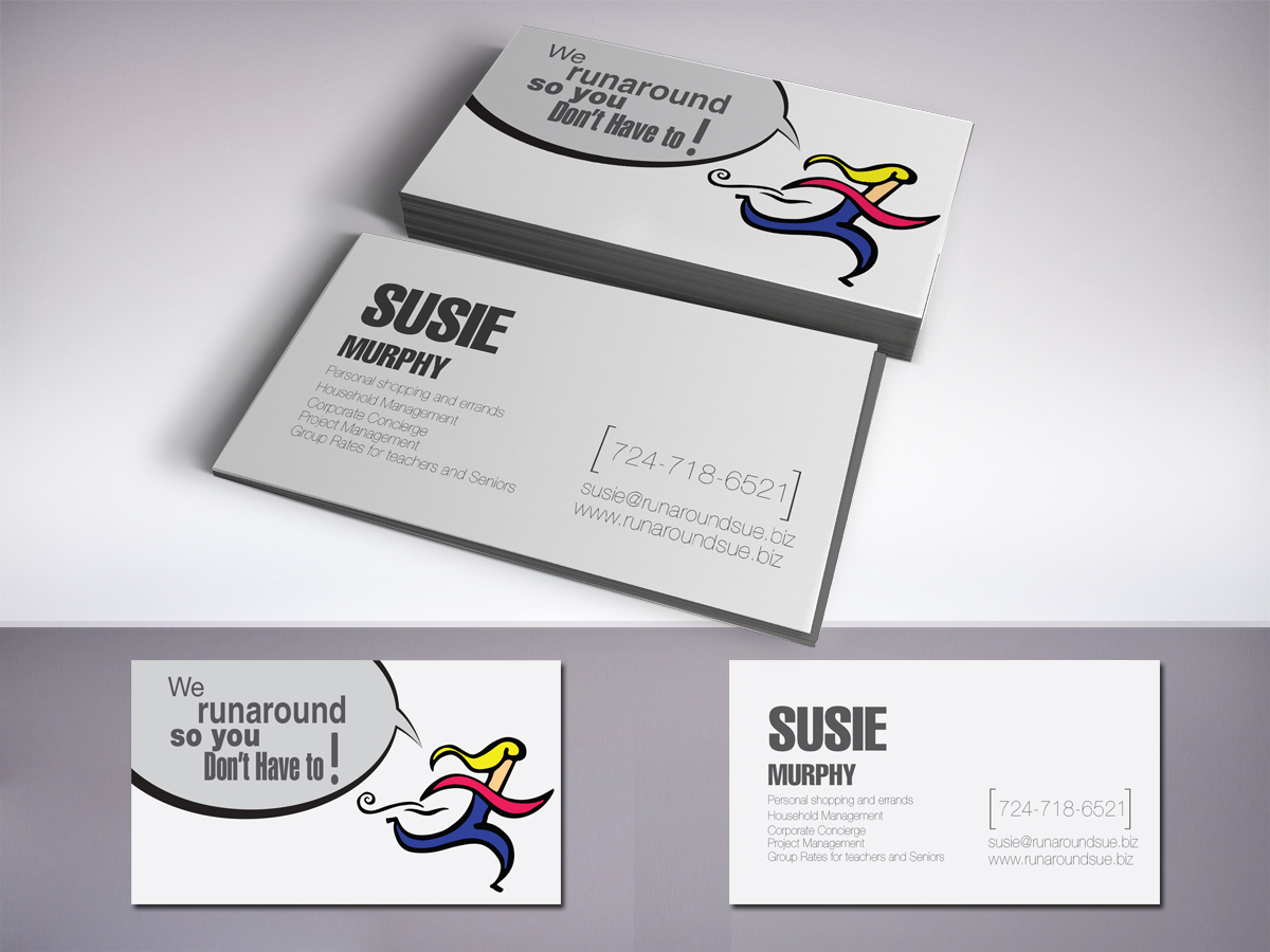 Business Card Design by LR Design for Runaround Sue | Design #3422859