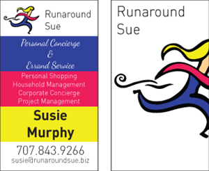 Runaround Sue needs updated Marketing Material! | Business Card Design by TedAtkinson